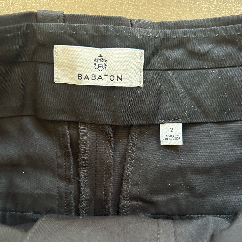 NWT Aritzia Babaton Inbound pleated front Wide Leg mid rise pants size 2 - Picture 10 of 12